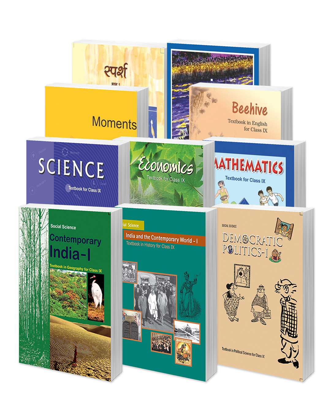 NCERT CBSE Class 9 Combo English Medium With Hindi Sparsh 