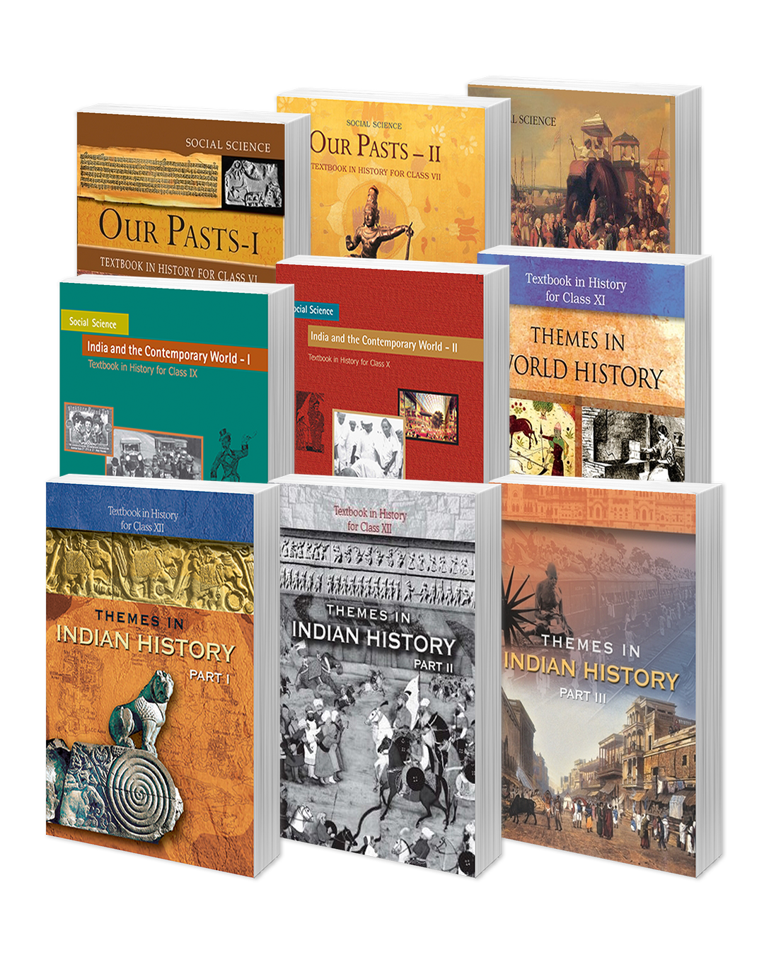 NCERT Class 6-12 History for UPSC Exams (English Medium)