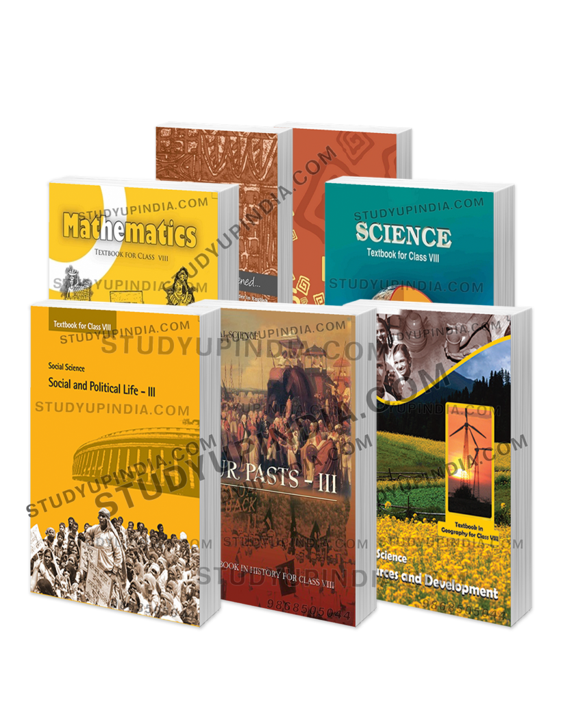 NCERT Class 8 Combo Set 7 Books Without Hindi