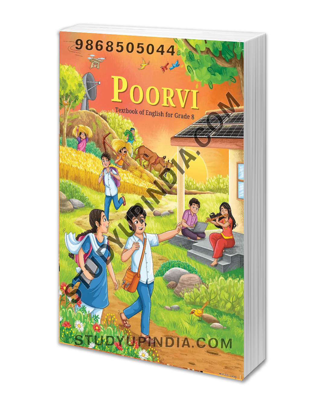 NCERT Class 8 Poorvi 2025 Edition English Book StudyUpIndia