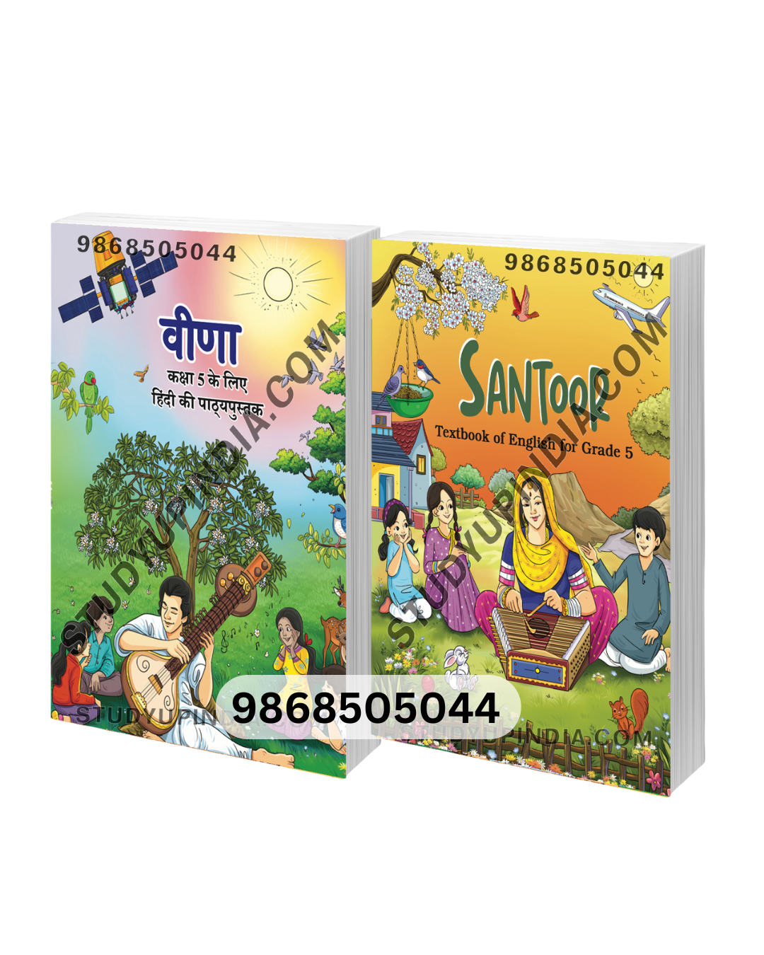 Ncert class 5 combo english and Hindi 2025 edition