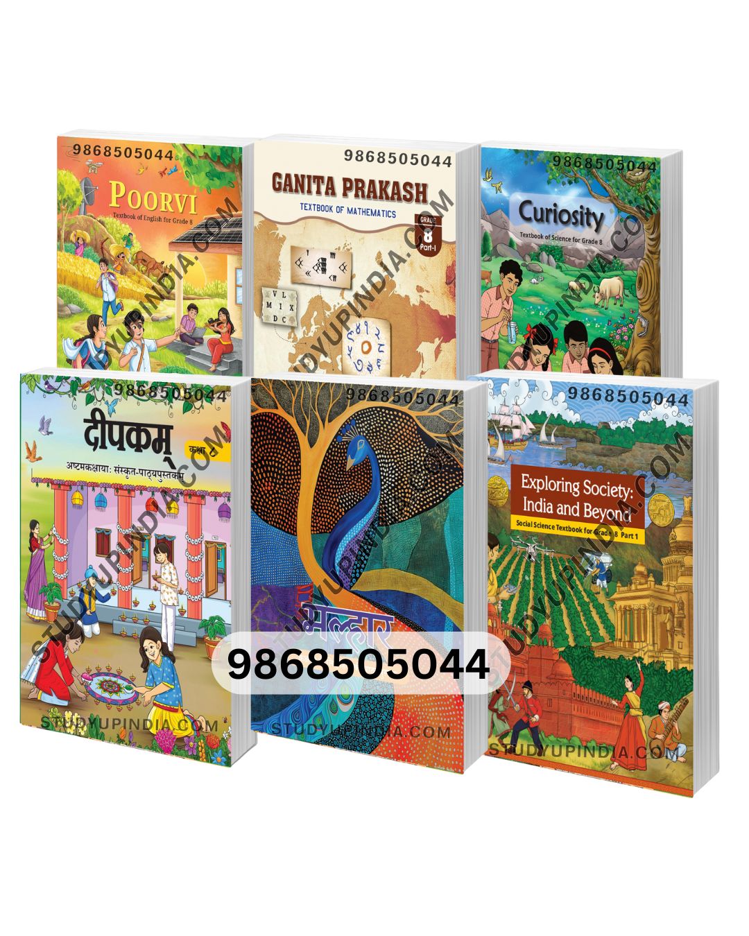 NCERT Class 8 Combo 2025 edition