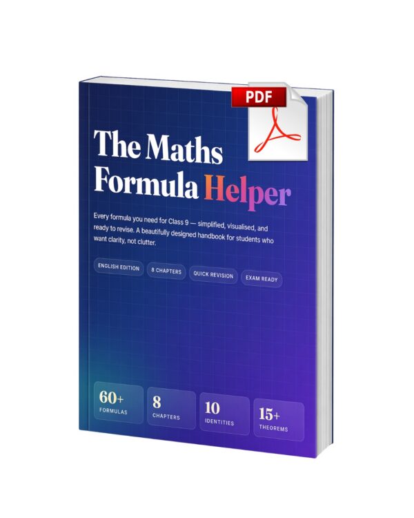 Class 9 Math Formula Helper ( PDF )